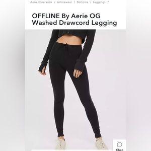 OFFLINE By Aerie OG Washed Drawcord Legging